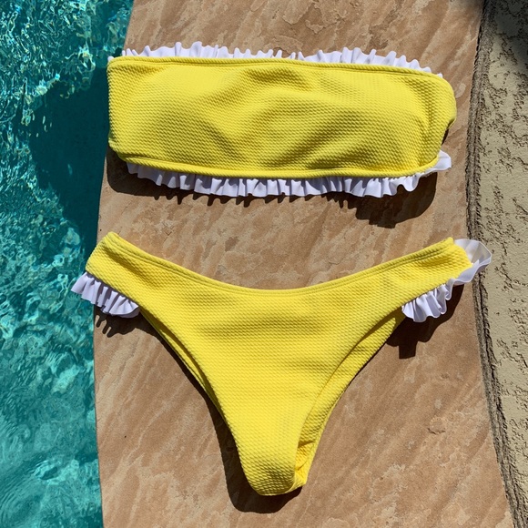 Zaful Other - ❗️ Yellow Ruffle Bikini